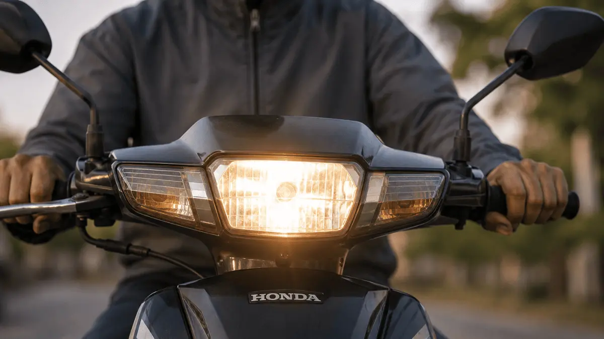 Ilustrasi sepeda motor Honda SupraX. (AI/HAKAM ALGHIVARI/RADAR BOJONEGORO) 