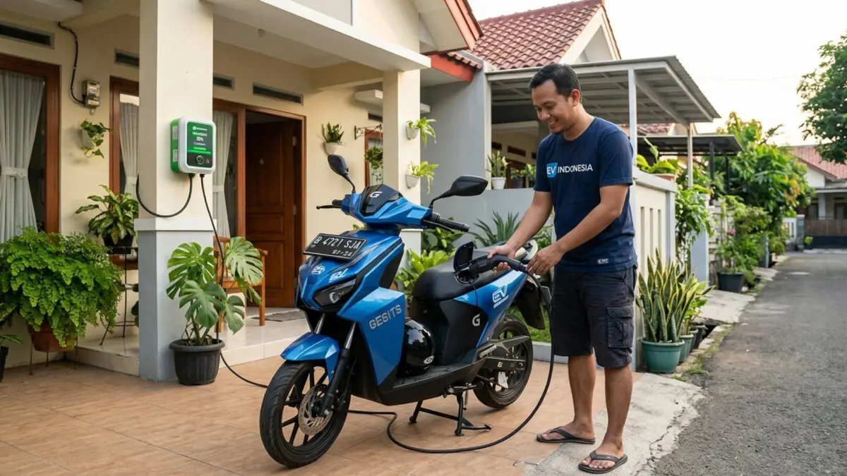 Kebiasaan buruk pengguna motor listrik seringkali menyebabkan kerusakan yang fatal pada motor. (GEMINI AI/ANDHIKA FERIAWAN/RADAR BOJONEGORO)