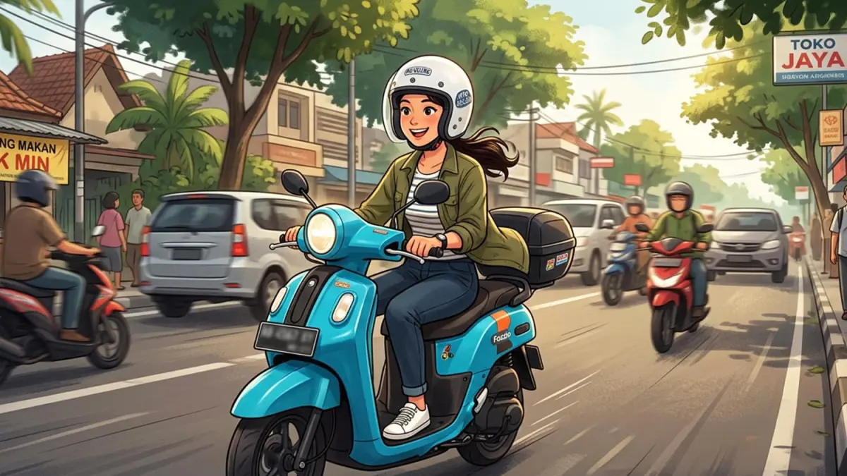 Motor bebek dan motor matic paling sering digunakan oleh pengendara, namun kendaraan mana yg cocok untuk harian ? (GEMINI AI/ANDHIKA FERIAWAN/RADAR BOJONEGORO)