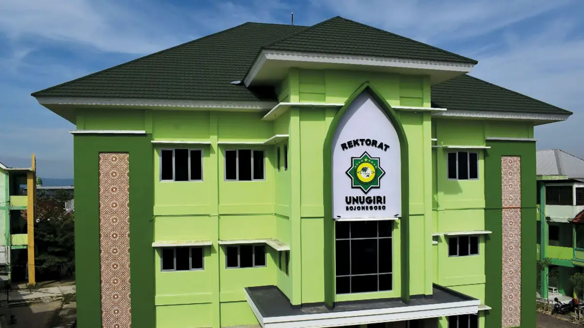 Gedung rektorat UNUGIRI Bojonegoro. (ISTIMEWA/RADAR BOJONEGORO)