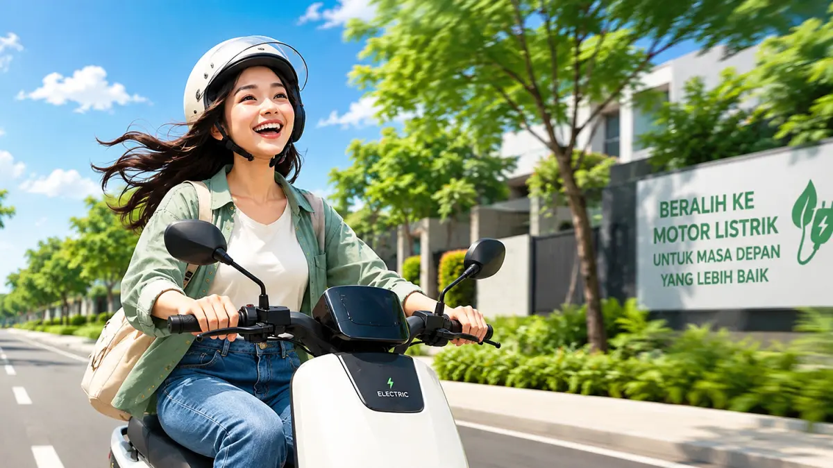 Hal yang perlu disiapkan sebelum membeli motor listrik. (AI/ANDHIKA FERIAWAN/RADAR BOJONEGORO)