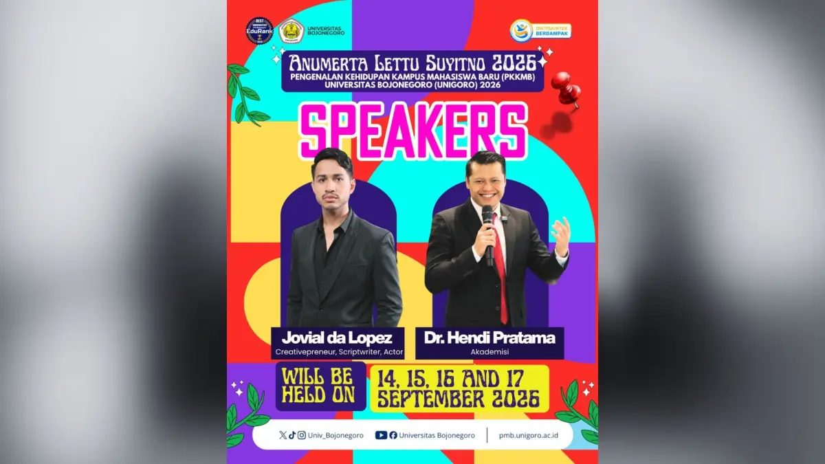 PKKMB Unigoro 2026 bertabur bintang. (UNIGORO FOR RADAR BOJONEGORO)