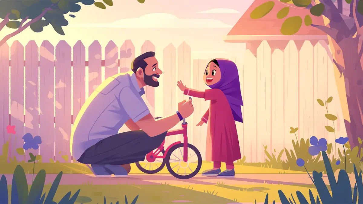 Peran seorang ayah untuk tumbuh kembang anak perempuan. (MAGNIFIC/ANDHIKA FERIAWAN/RADAR BOJONEGORO)