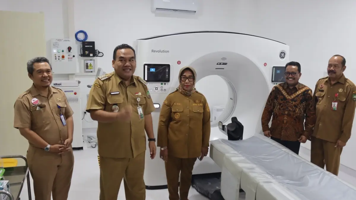 TINGKATKAN PELAYANAN: Bupati Arief meminta agar Cathlab bagi pasien penyakit jantung di RSUD dr. R. Soetijono Blora bisa mendapatkan pelayanan BPJS. (IST./RDR.BJN)