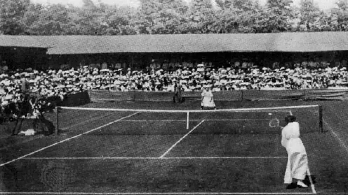 Kejuaraan tenis Wimbledon.