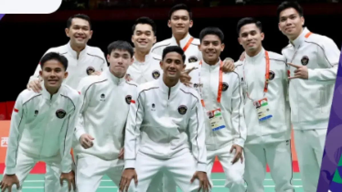 Tim Badminton Indonesia berhasil sabet medali emas di Asian Games 2026. (ASIAN GAMES 2026)