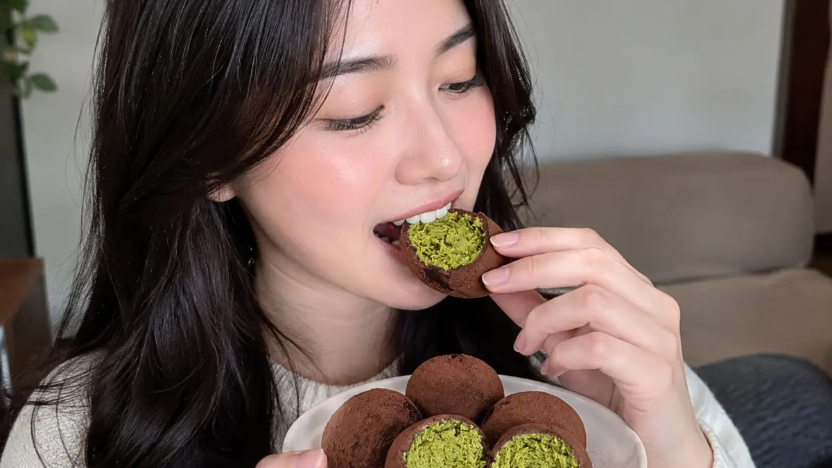 Satu keping Dubai Matcha Chewy Cookie setara 6 sendok gula.(AI/ANDHIKA FERIAWAN/RADAR BOJONEGORO)