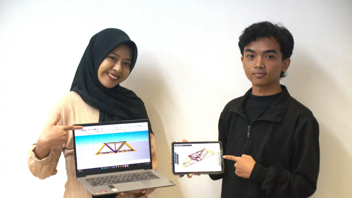 Tim Mahardina Teknik Sipil Unigoro Raih Juara II Kompetisi Jembatan Balsa Nasional