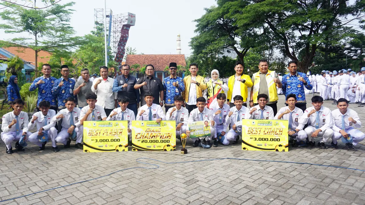 Smagabo Juara 1 Grand Champions Turnamen Bahlil Mini Soccer, Terima Hadiah Tambahan dari Mas Bahlil