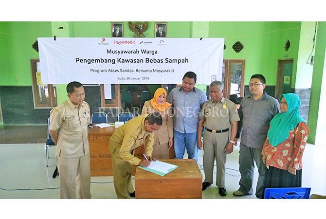Kembangkan Kawasan Bebas Sampah di Desa Sudu 