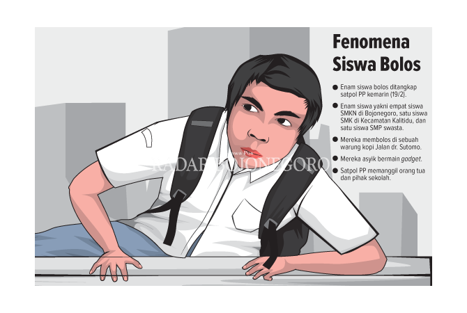 72 Siswa Bolos selama Dua Bulan