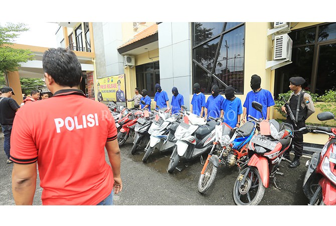Ungkap Kasus Curanmor, Amankan Tujuh Tersangka