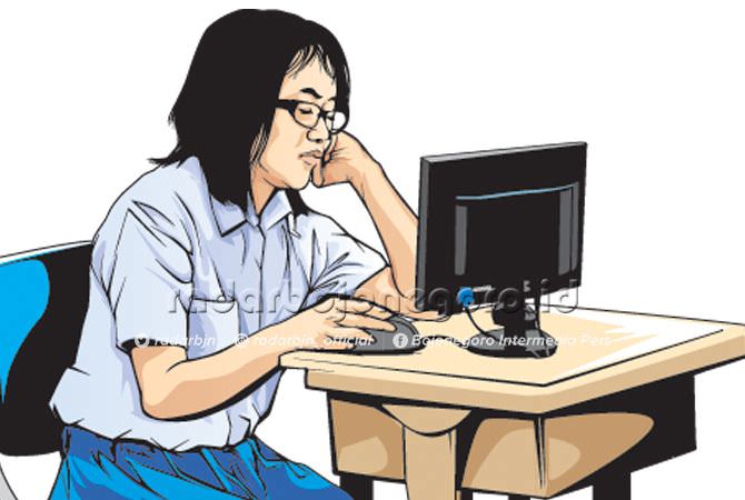 106 Peserta UNBK Paket C Tidak Hadir