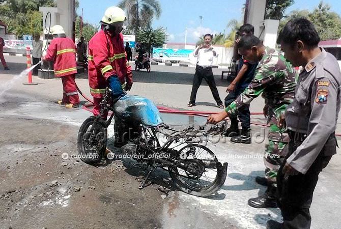 Tangki Thunder Bocor, Motor Hangus Terbakar