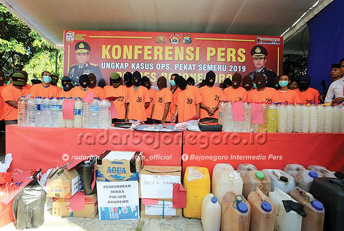 Panen Tangkapan, Amankan 236 Tersangka