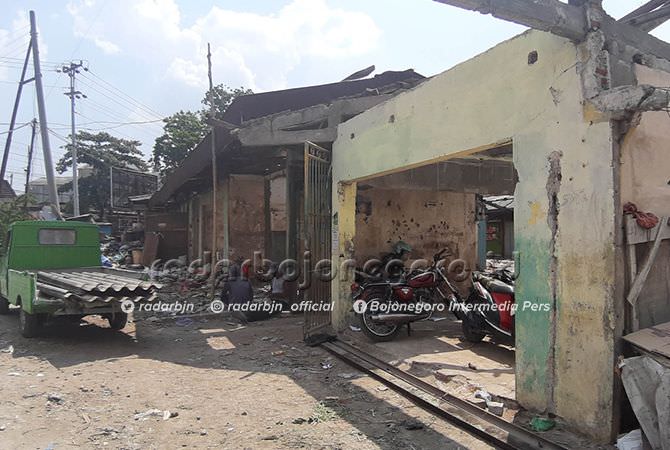 Pasar Induk Cepu Mulai Dibongkar