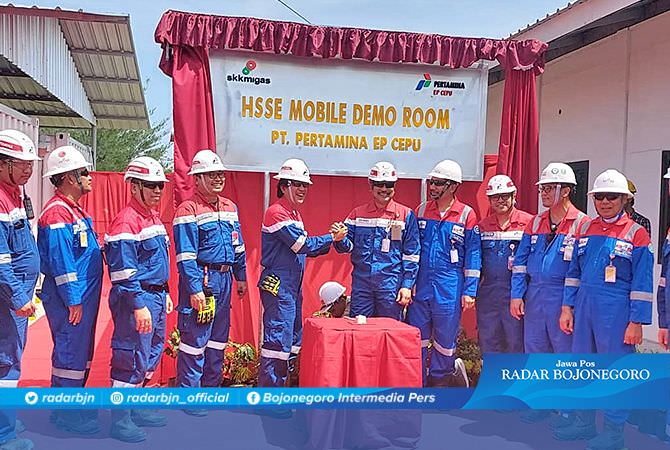 Pertamina EP Cepu Dilengkapi HSSE Mobile Demo Room
