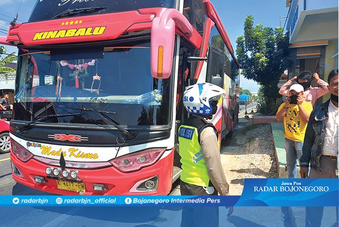 Dihentikan, Bus Madu Kismo Diminta Putar Balik