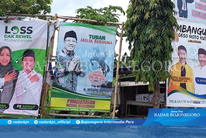 Abaikan Imbauan Bawaslu, Pasang Baliho Sebelum Masa Kampanye