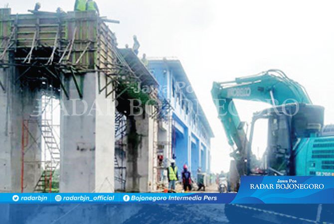 Perluasan Sudetan DAS Bengawan Solo Tinggal Pengerjaan Atap Pintu Air