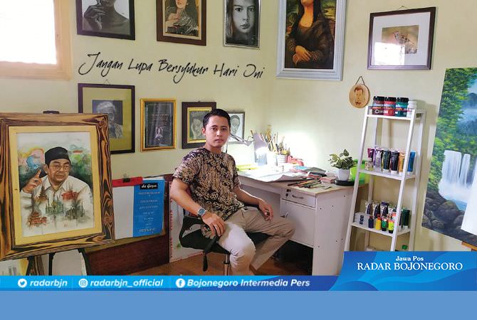 M Najibullah Muzaka, Pelukis Asal Kecamatan Deket Lamongan