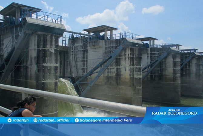 Bendungan Gerak Penopang Irigasi Pertanian saat Kemarau