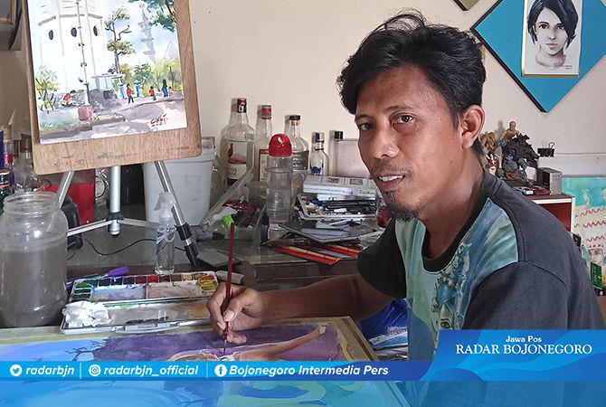 Imam Mukhlis, Pelukis Cepat yang Pernah dibayar 100 Ribu