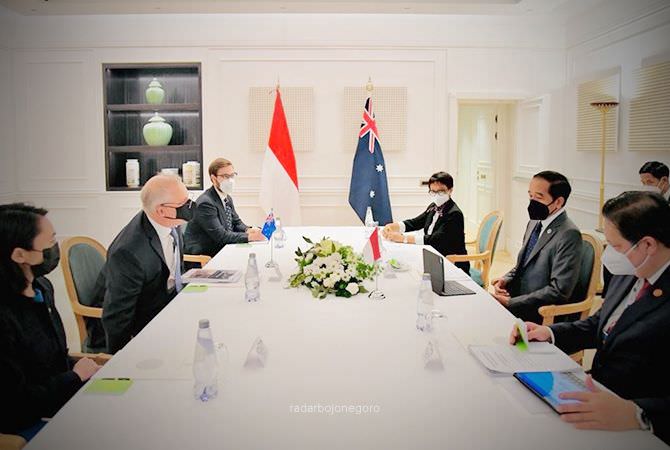 Bertemu PM Australia, Presiden Bahas Vaksinasi, Pemulihan Ekonomi