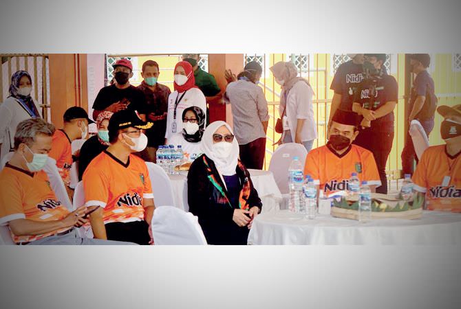 Bupati Anna Launching Jersey Persibo