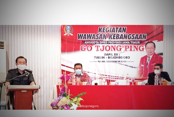 Kegiatan Wawasan Kebangsaan Anggota DPRD Provinsi Jatim Go Tjong Ping