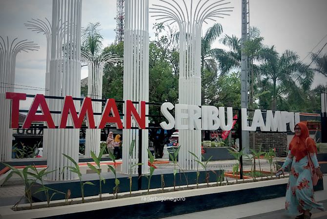Taman Seribu Lampu dan Alun-Alun Blora Ditutup