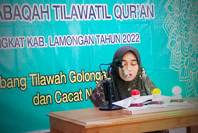 ANEMO TINGGI: MTQ ke-26 tingkat Kabupaten Lamongan diikuti 558 peserta perwakilan dari masing-masing kecamatan dan independen. (ISTIMEWA/RDR.LMG)