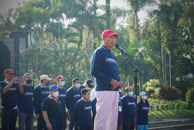 TEGAS: Rektor UMM Dr. Fauzan, M.Pd. yang menegaskan bahwa mencegah narkoba dan kekerasan seksual merupakan tanggung jawab kampus. (Istimewa For RDR.BJN)