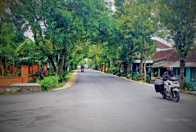 BELUM GANTI NAMA: Sepanjang Jalan Halmahera disibukan dengan lalu lalang kendaraan. jalan tersebut menjadi saksi bisu perjalanan karir sastrawan Pramoedya Ananta Toer yang lahir pada 6 Februari 1925. (LUKMAN HAKIM/RDR.BLORA)