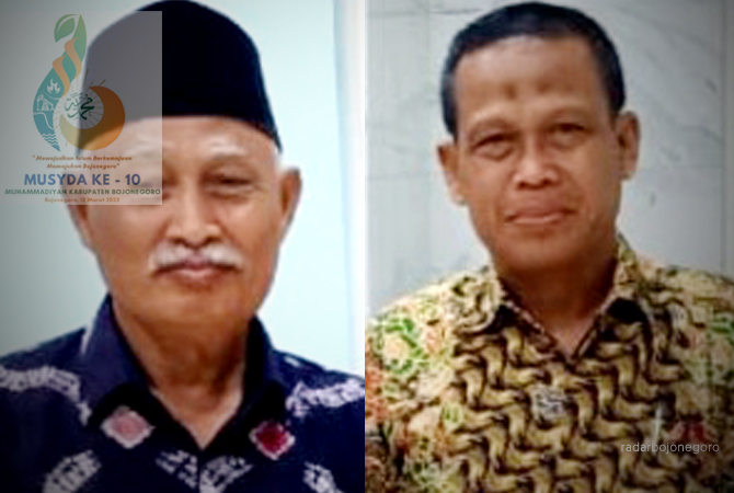 Suwito, Ketua PDM dan Ihwanuddin, Bendahara PDM (ISTIMEWA FOR RDR.BJN)