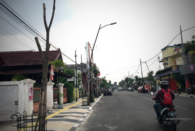 TAK BERDAUN: Pohon penghijauan yang ditanam Desember lalu ini belum tumbuh. Tak ada daunnya. (BHAGAS DANI PURWOKO/RDR.BJN)