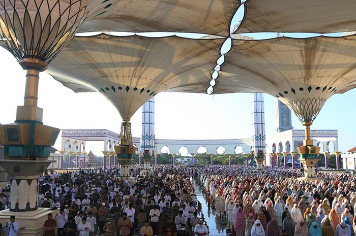 Ribuan jemaah Salat Id memadati MAJT Kamis (29/6/2023).