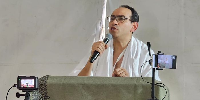 KHUTBAH WUKUF : Habib Ali Hasan Al Bahar Lc MA menyampaikan khutbah wukuf Selasa 27 Juni 2023.