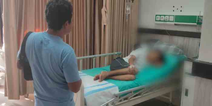 LAPORAN PALSU : Petugas Sat Reskrim saat meminta keterangan pelaku. (Maria Novena/Jawa Pos Radar Semarang)