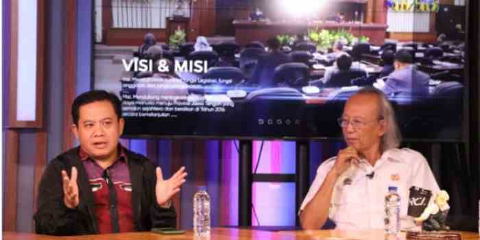 Wakil Ketua DPRD Sukirman menjadi narasumber dialog Aspirasi Jateng : Porprov 2023 Menuju Jateng Prestasi. (Ist)