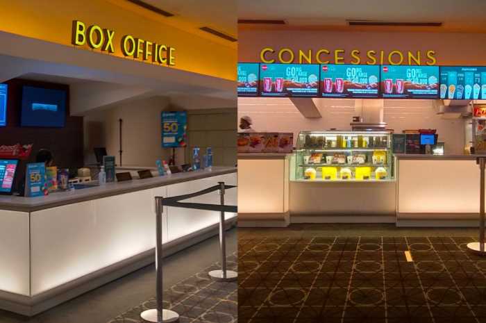 Suasana bioskop yang sepi di Citra Mall Semarang.