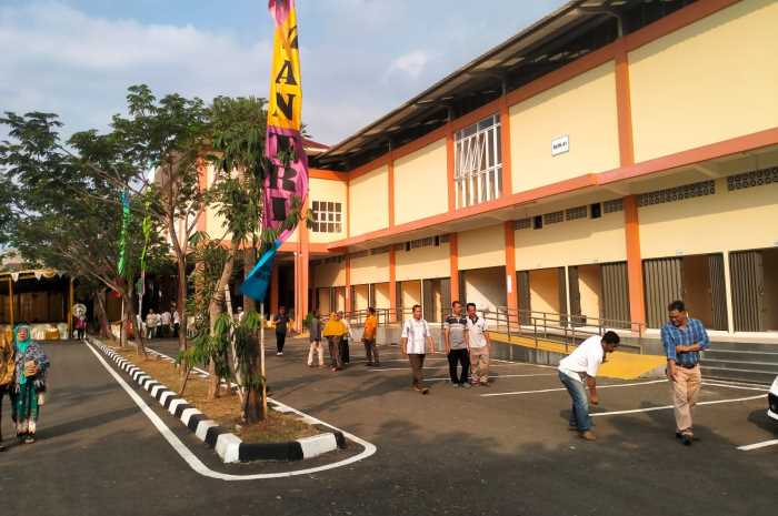 Kondisi Pasar Wiradesa yang sudah beroperasi beberapa waktu lalu.