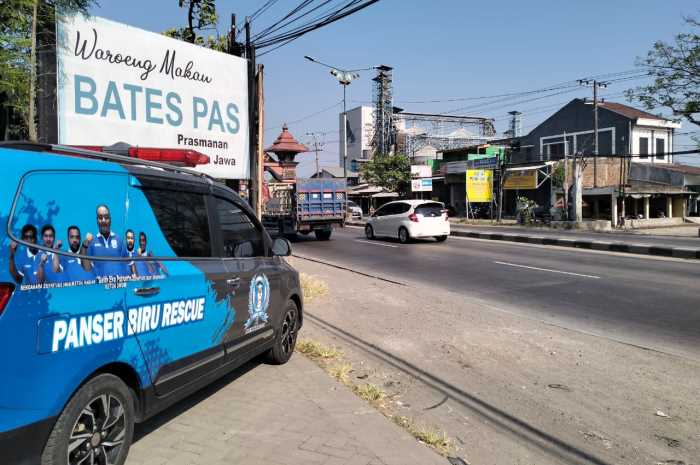 Suasana Jalan Bates Pas Demak - Semarang, Selasa (8/8).