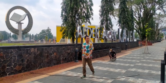 LOKASI ACARA : Alun-Alun Kajen yang akan dijadikan lokasi (venue) Pekan Raya Kajen 2023.