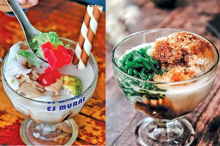 Es&nbsp;burjo campur salah satu menu best seller di Es Murni Magelang.