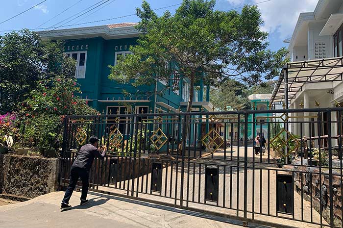 Pondok Pesantren di Desa Klepu, Kecamatan Pringsurat, Kabupaten Temanggung yang diduga menjadi lokasi penganiayaan santri oleh temannya Senin (11/9).