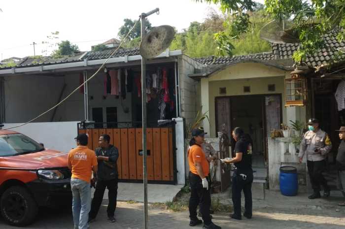 Polisi melakukan olah tempat kejadian perkara di lokasi meninggalnya Muhammad Alif Anwar Kamis (14/9).&nbsp;