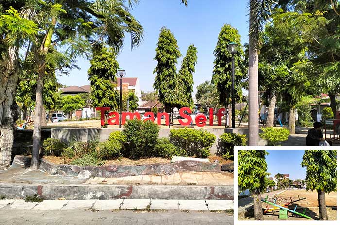 Taman Selfie di Jalan Rejomulyo RW 2, Kelurahan Rejosari, Kecamatan Semarang Timur mulai tidak terawat dan banyak fasilitas rusak.