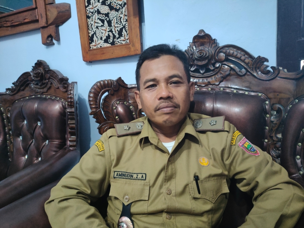 Kades Donorejo, Kecamatan Limpung, Aminudin (Riyan Fadli/Jawa Pos Radar Semarang)