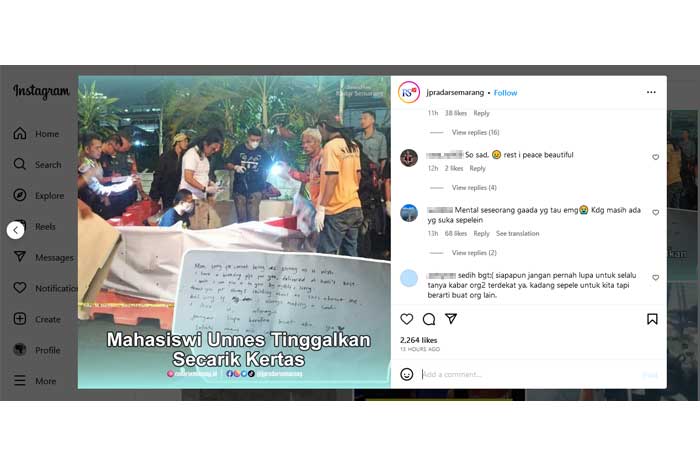 Instagram Jawa Pos Radar Semarang